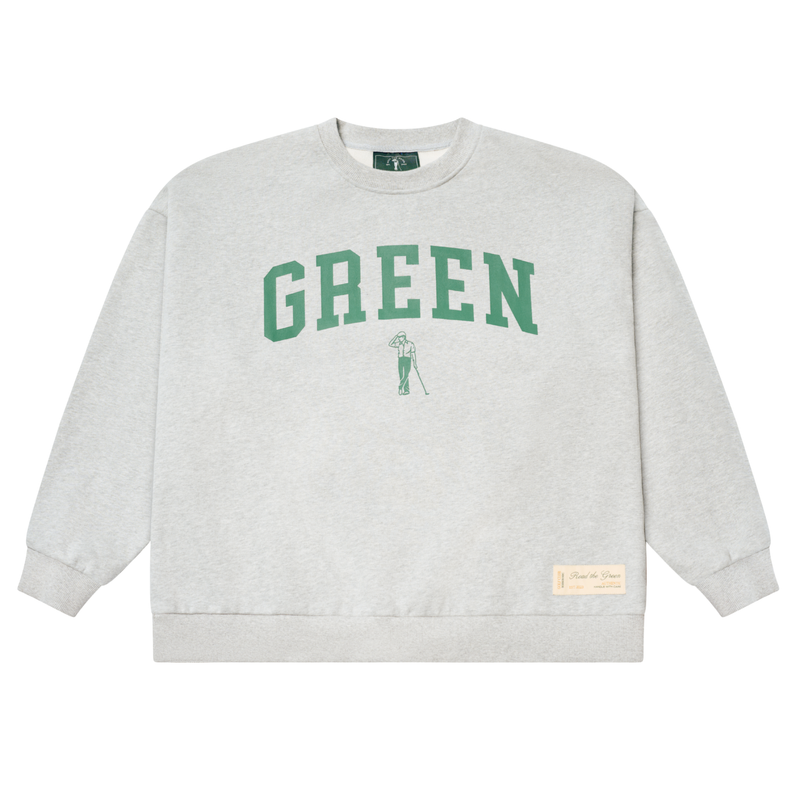 Read The Green Varsity Crewneck | Grey
