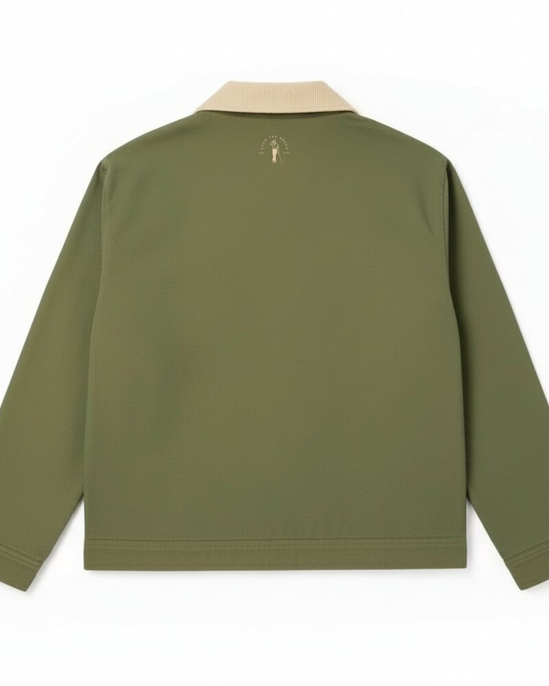 Read The Green Grounds Crew Jacket — Green &middot; view 2 of 4