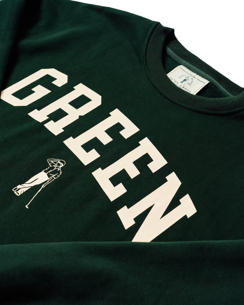 Read The Green Varsity Crewneck — Green &middot; view 3 of 4