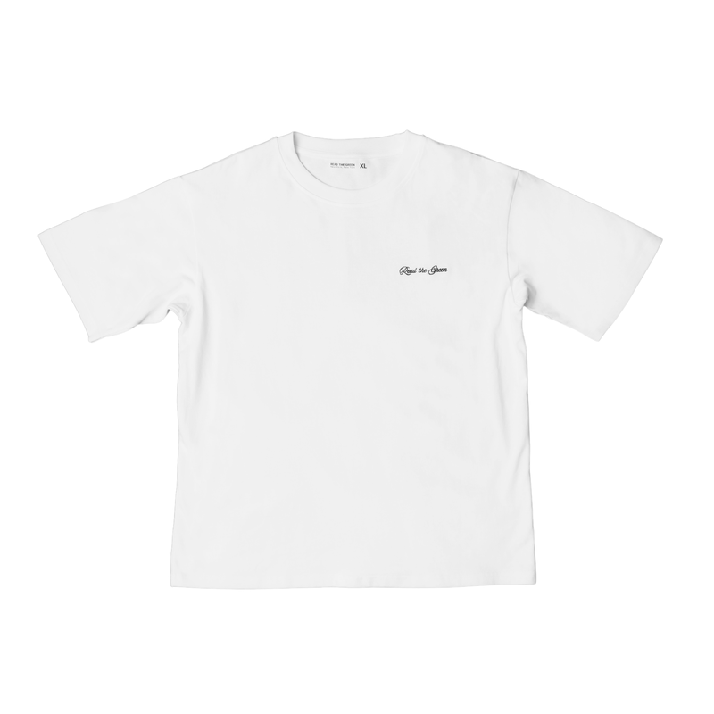 Read The Green The Tee Shirt | White