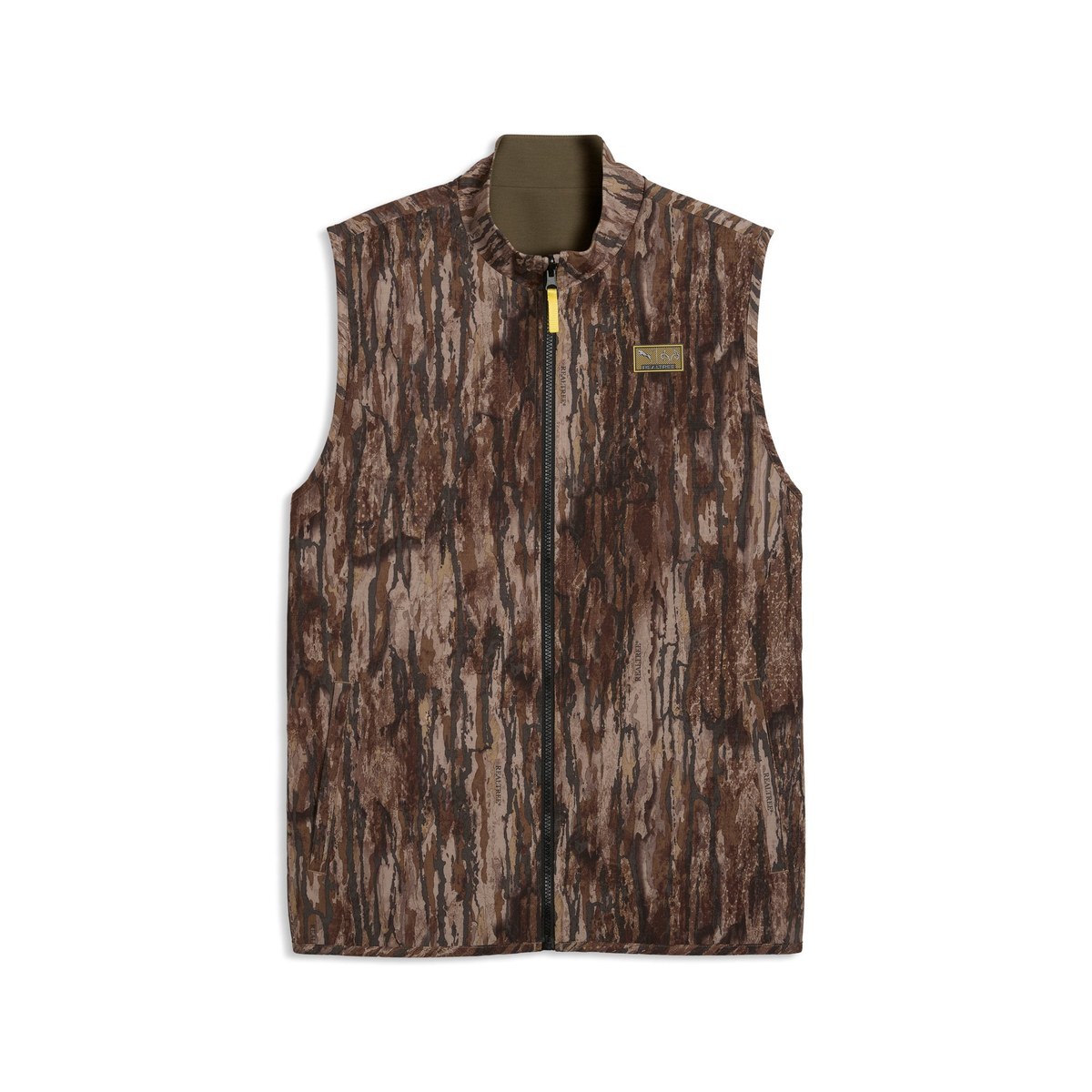PUMA Golf x Realtree fleece golf vest in Realtree Legacy pattern
