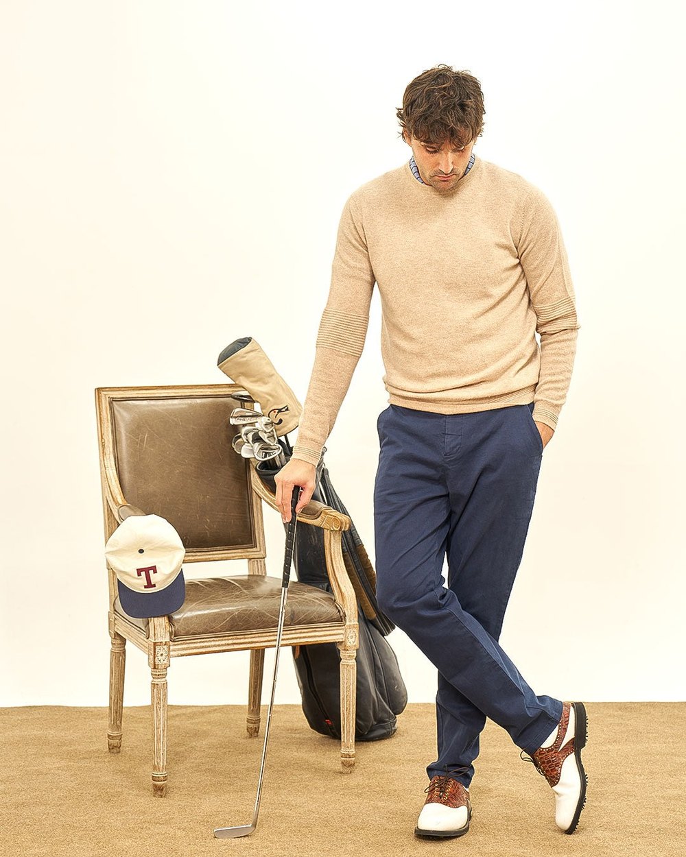 Rookline Ottoman Rib Cashmere Crew · view 1 of 6