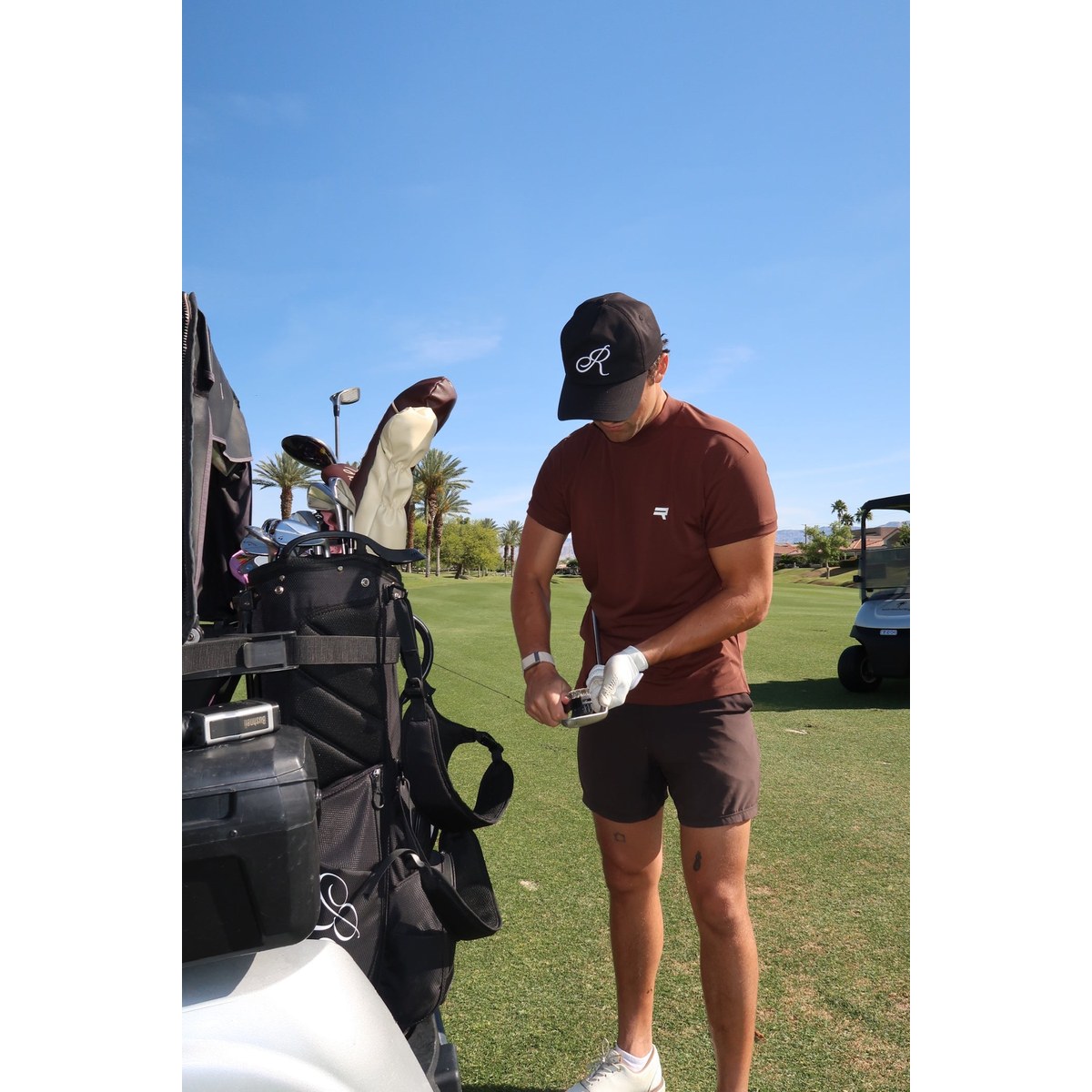 Rouqe Golf Brown Mock Neck · view 2 of 6