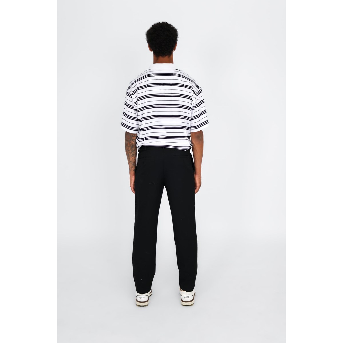 Rouqe Golf B/W Striped Polo · view 4 of 6