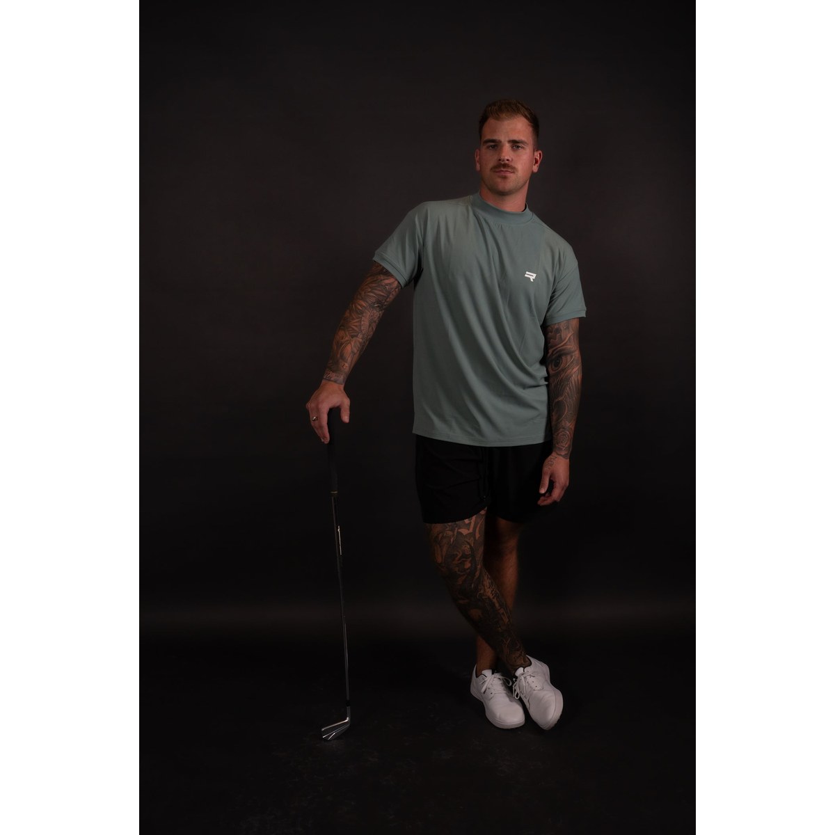 Rouqe Golf Green Mock Neck · view 5 of 5