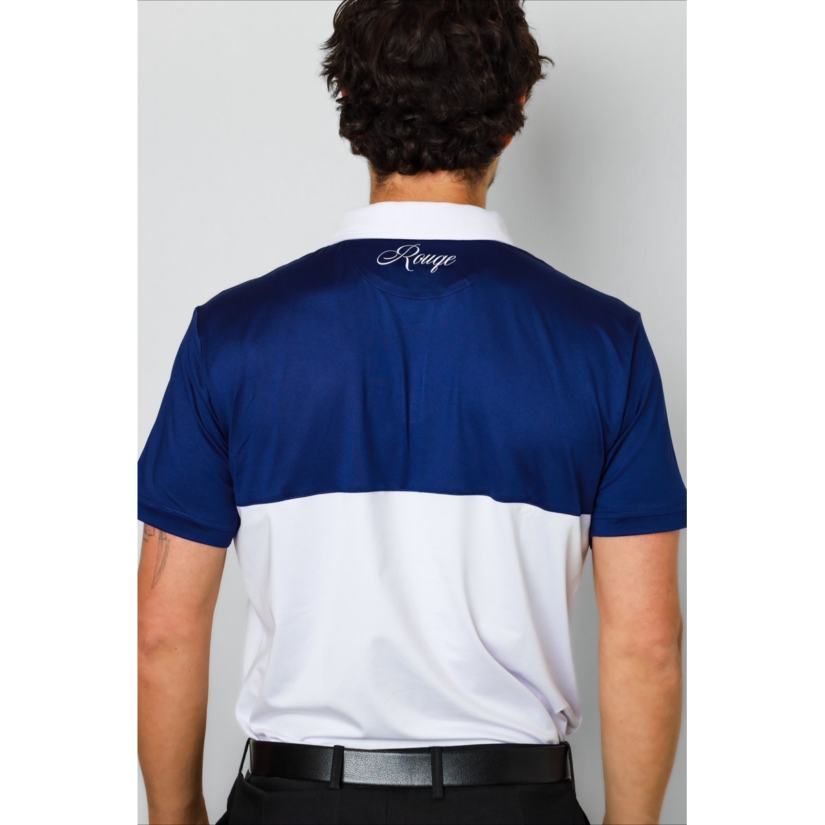 Rouqe Golf Two Tone Polo Blue · view 1 of 5