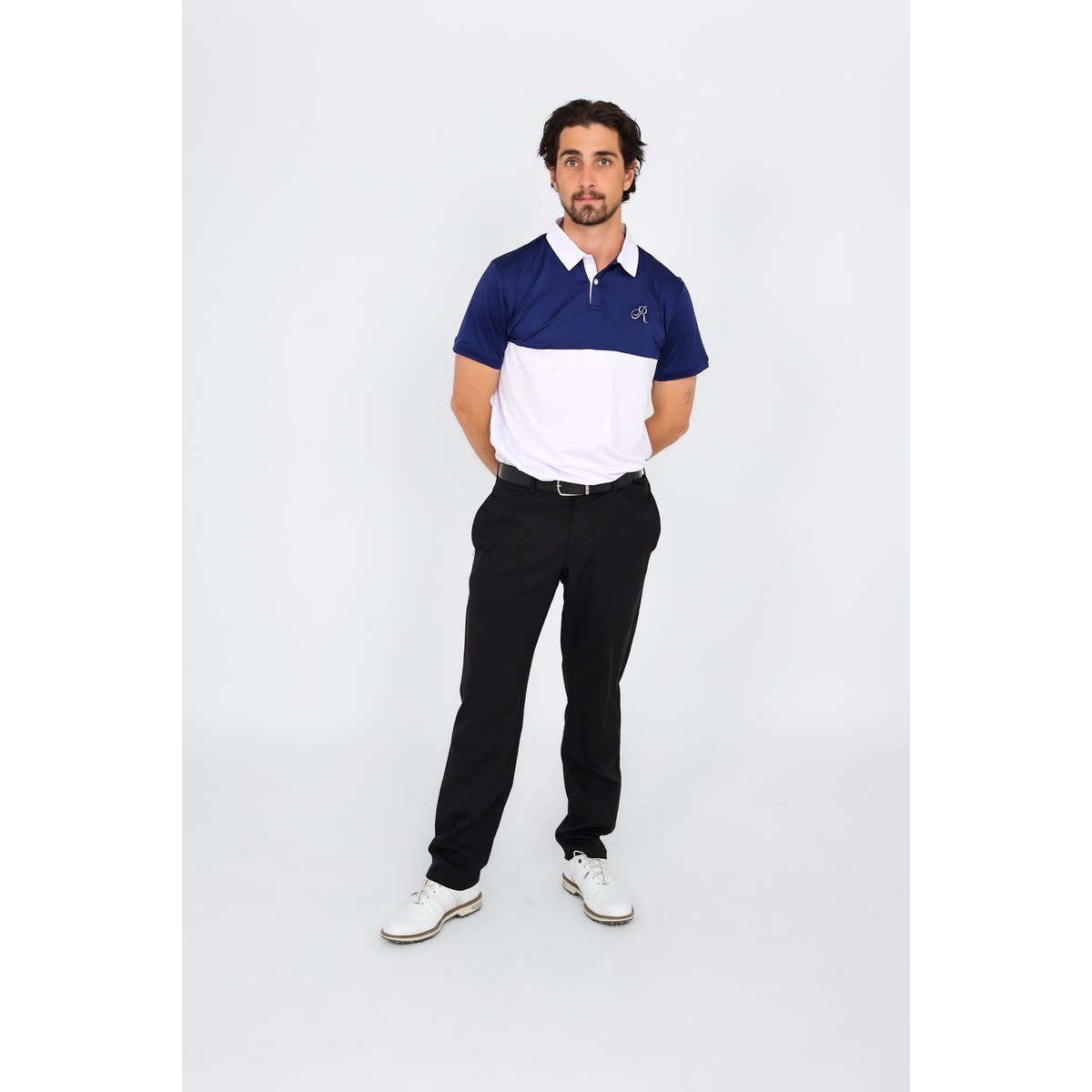 Rouqe Golf Two Tone Polo Blue · view 5 of 5