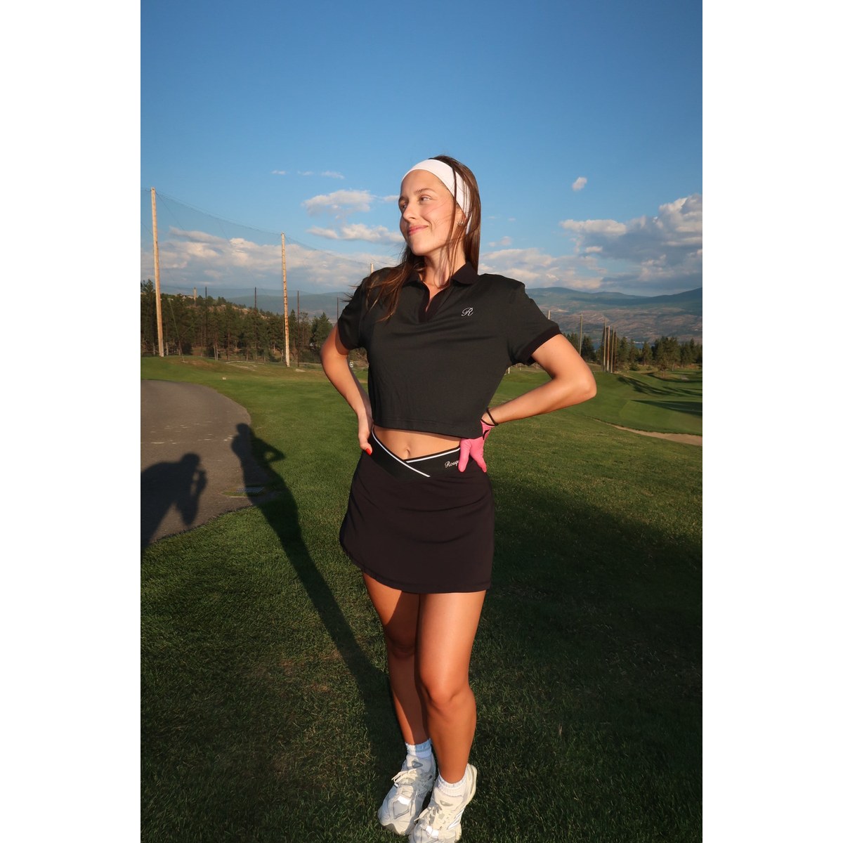 Rouqe Golf Black Skort · view 2 of 6