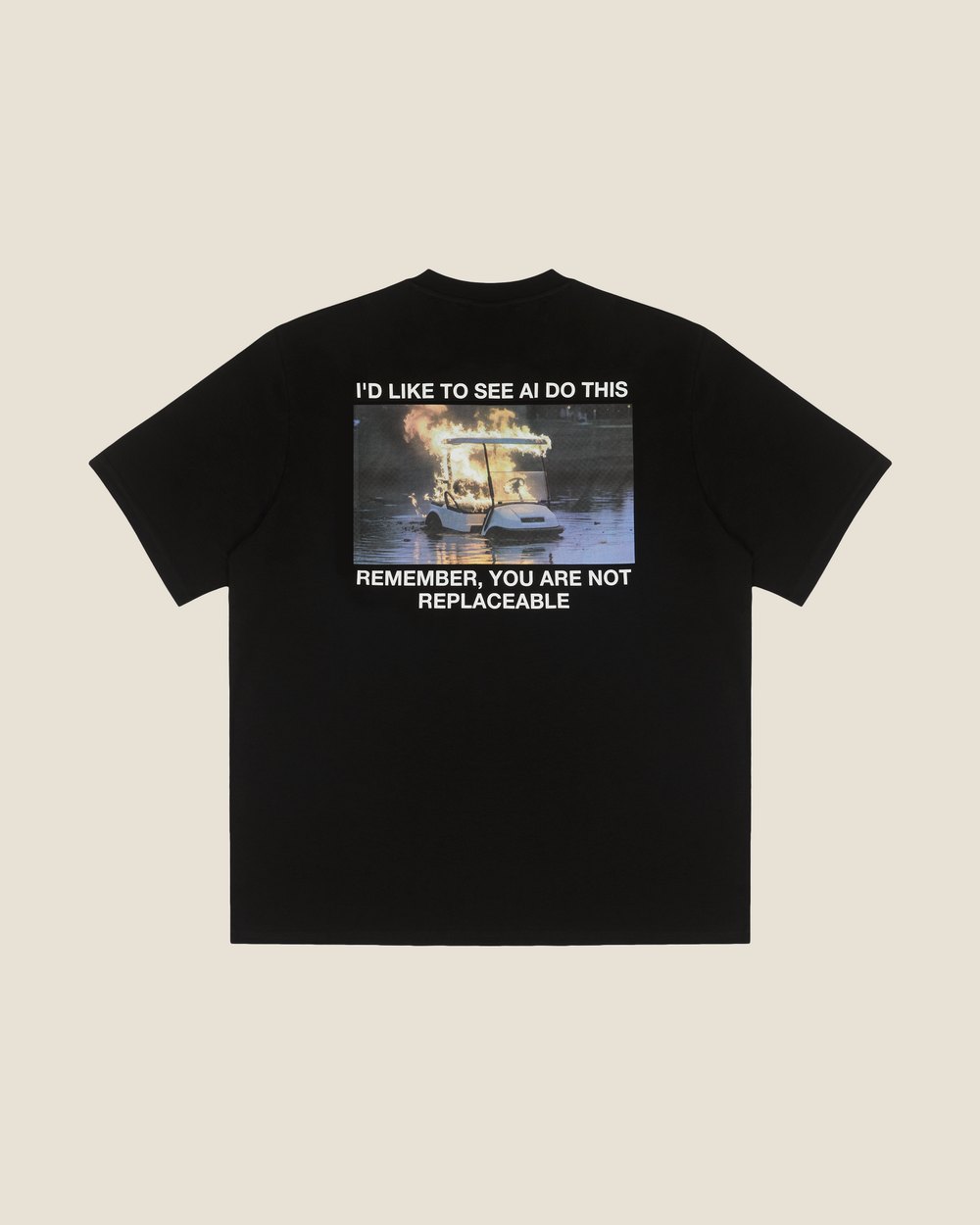 Saha Golf Burning Golf Cart Tee · view 1 of 2