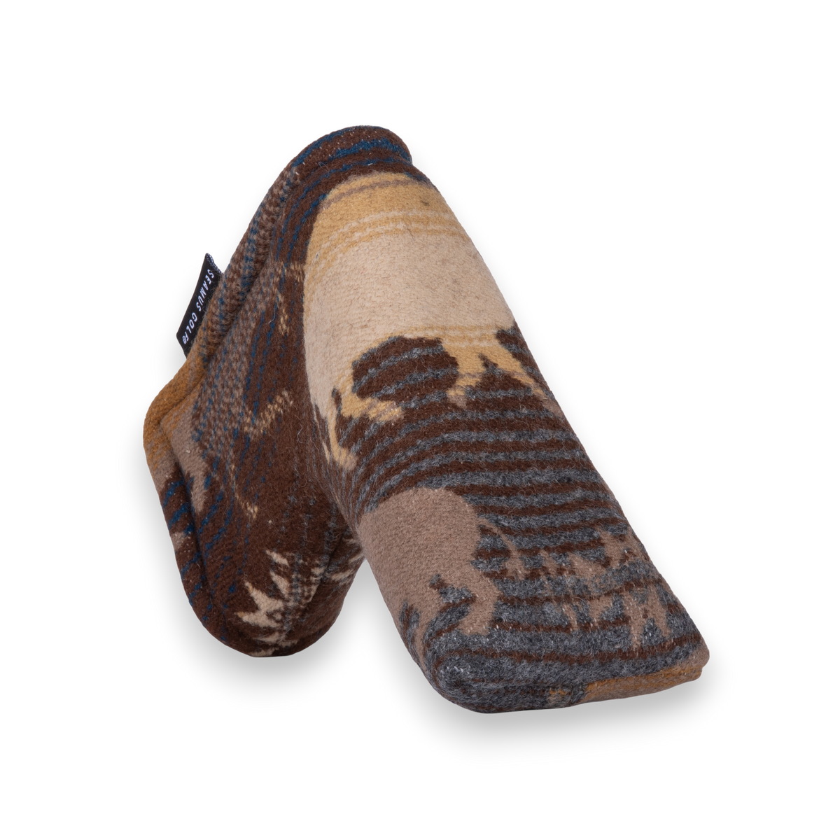 Pendleton Land of the Buffalo Wool Blade Putter by Seamus Golf, handmade in Oregon