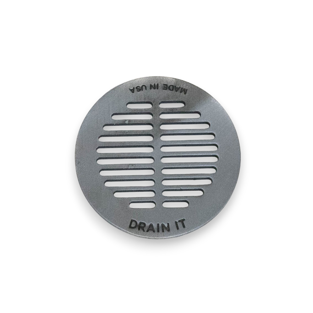 Hand Forged Drain It Ball Marker Steel by Seamus Golf, handmade in Oregon