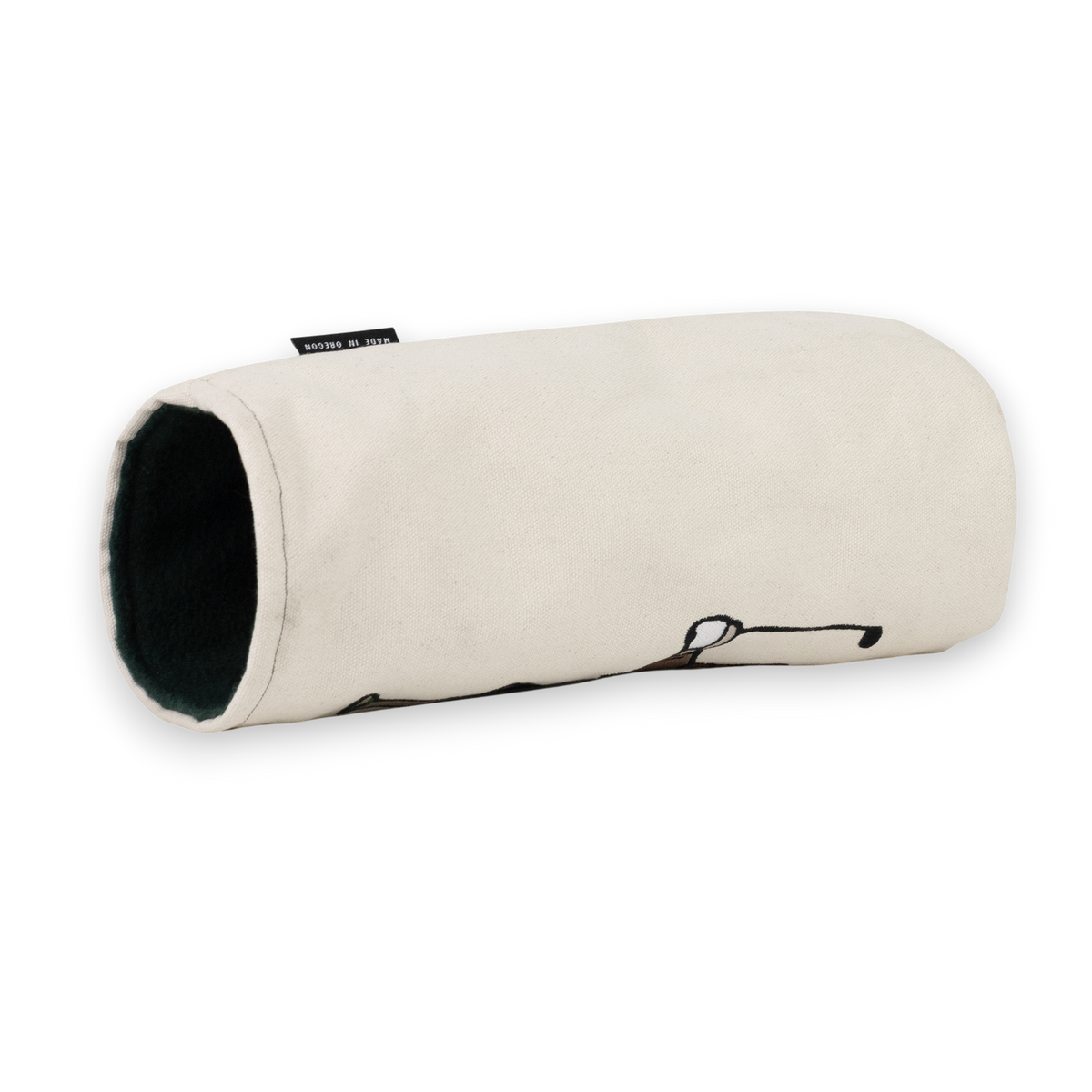 The Dude Natural Canvas Driver by Seamus Golf, handmade in Oregon