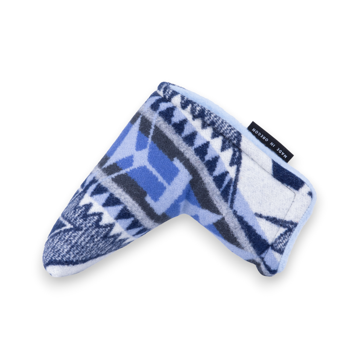 Pendleton Glacier Peaks Wool Blade Putter by Seamus Golf, handmade in Oregon