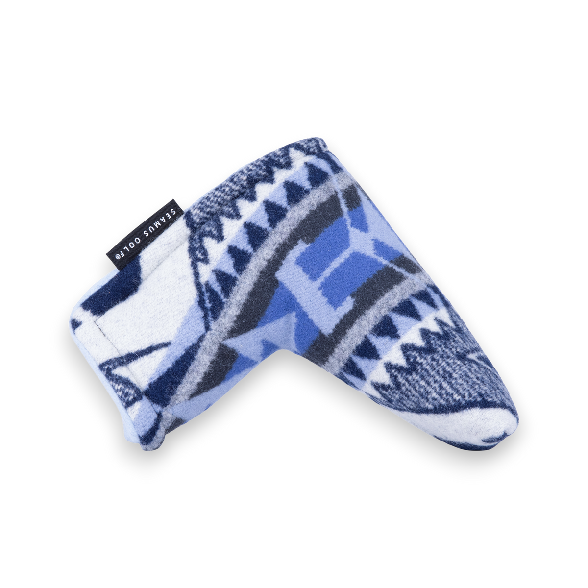 Pendleton Glacier Peaks Wool Blade Putter by Seamus Golf, handmade in Oregon