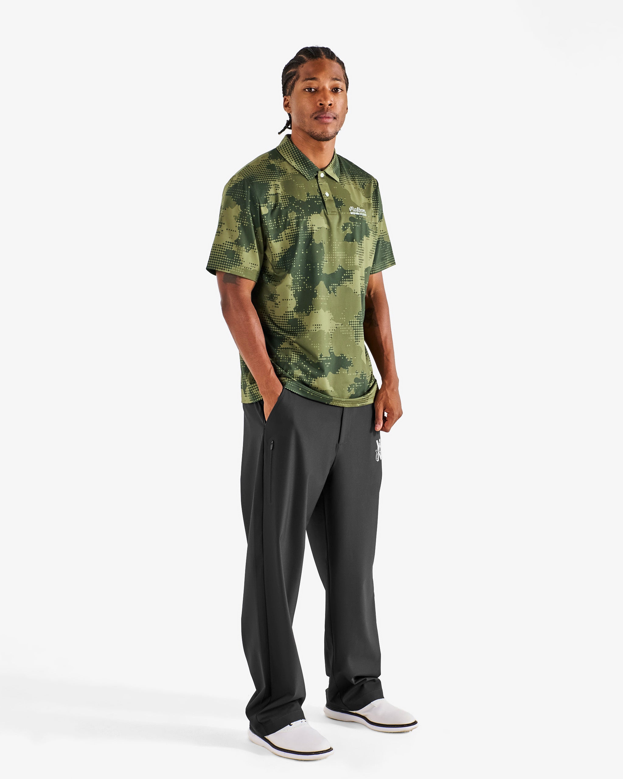 Fairway Stealth Polo Olive Camo · view 2 of 4