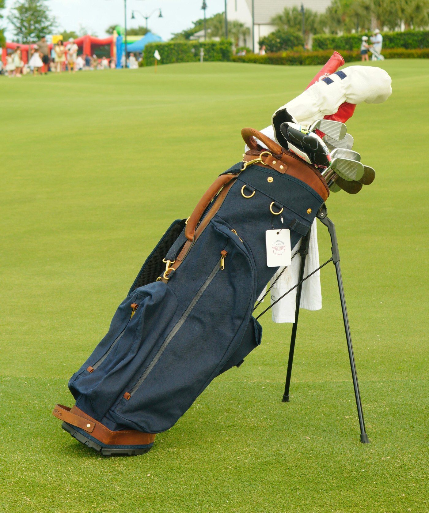The Shoal Standard Bag in navy canvas · view 2 of 4