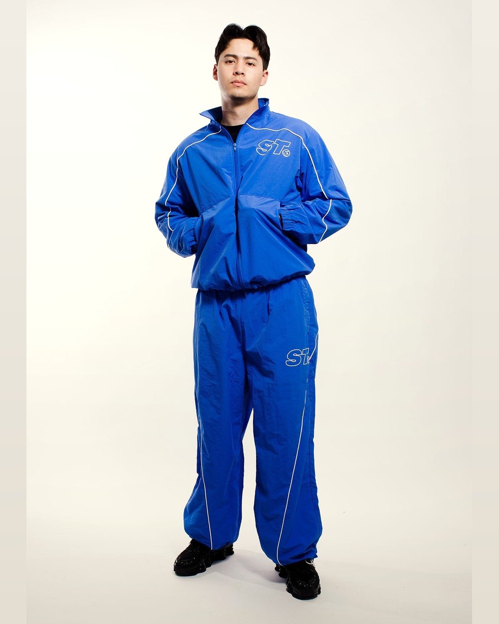 SLICE TOWN Golf Track Pants, Cobalt · view 1 of 4