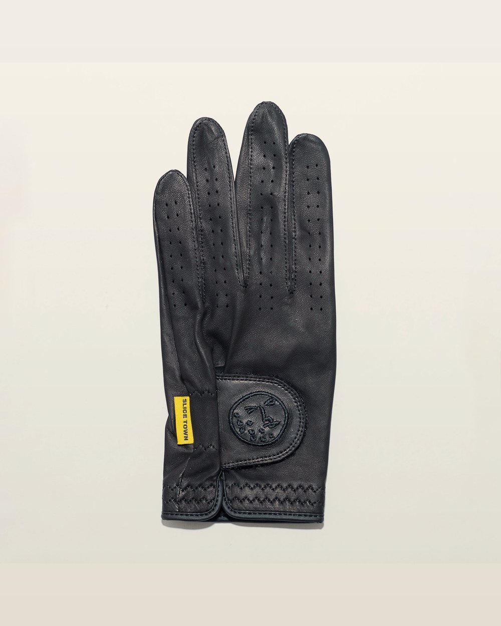 SLICE TOWN Black Leather Golf Glove · view 1 of 3