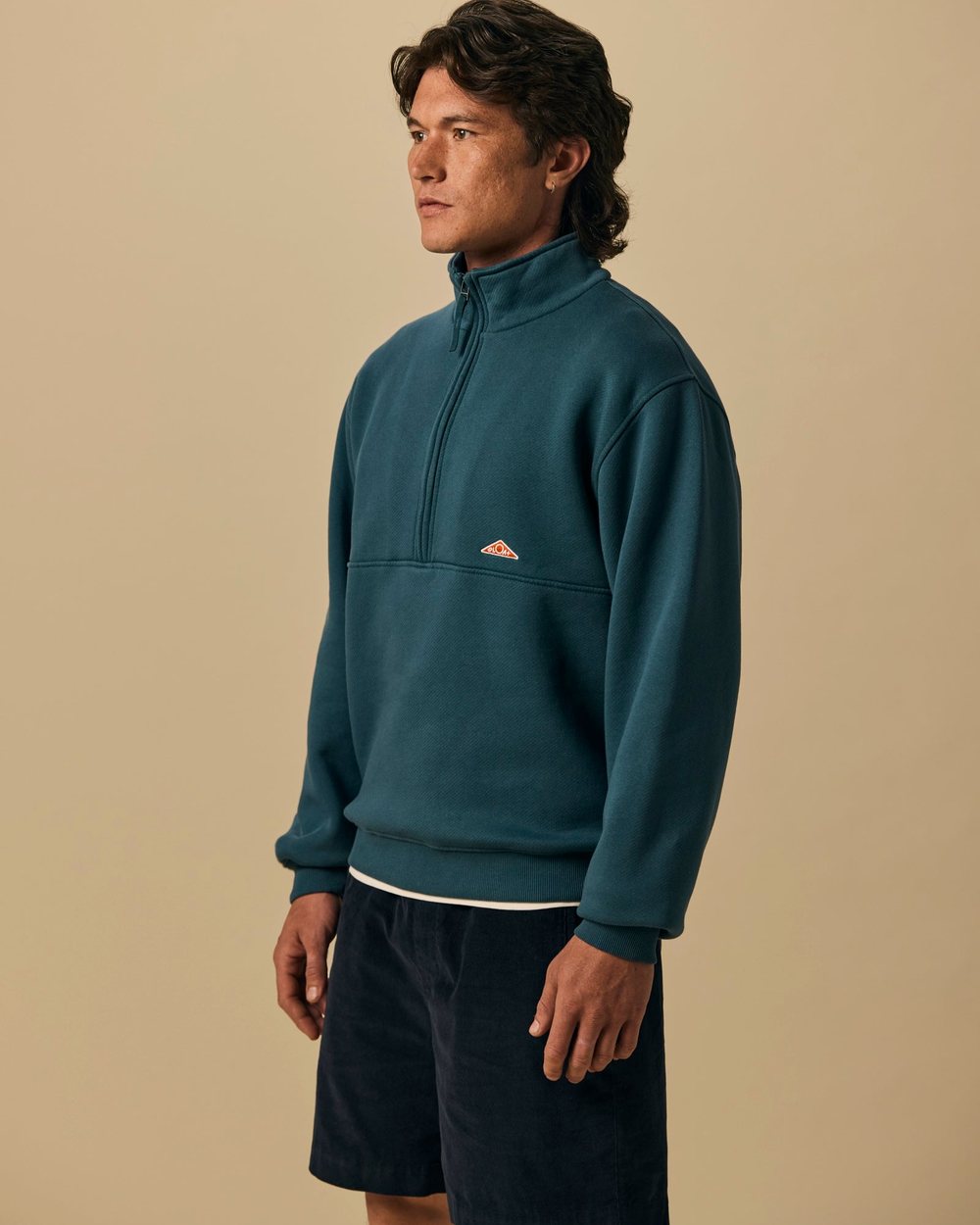 SLOAT Organic Cotton Fleece Quarter Zip · view 2 of 4
