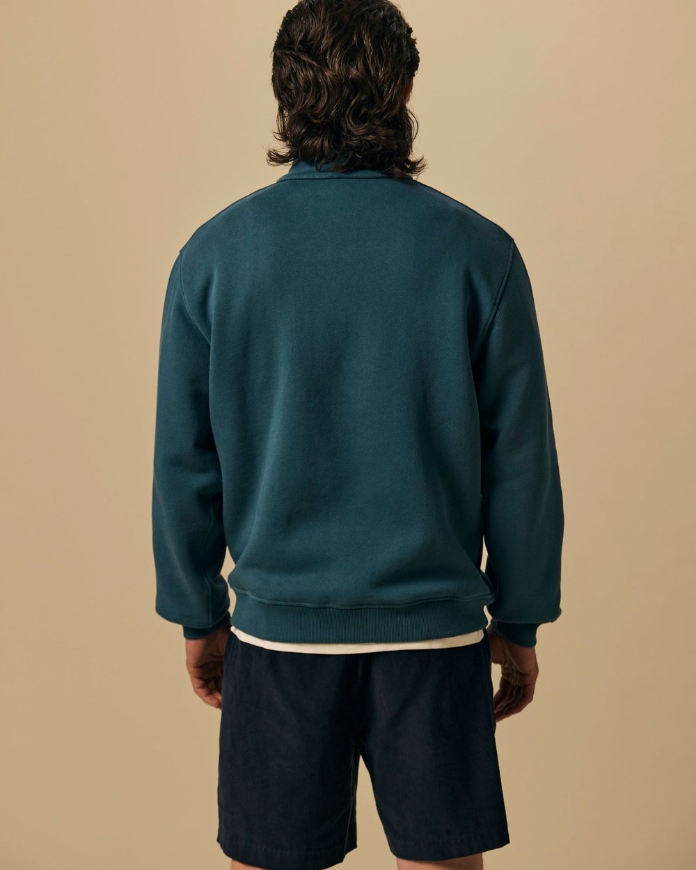 SLOAT Organic Cotton Fleece Quarter Zip · view 4 of 4
