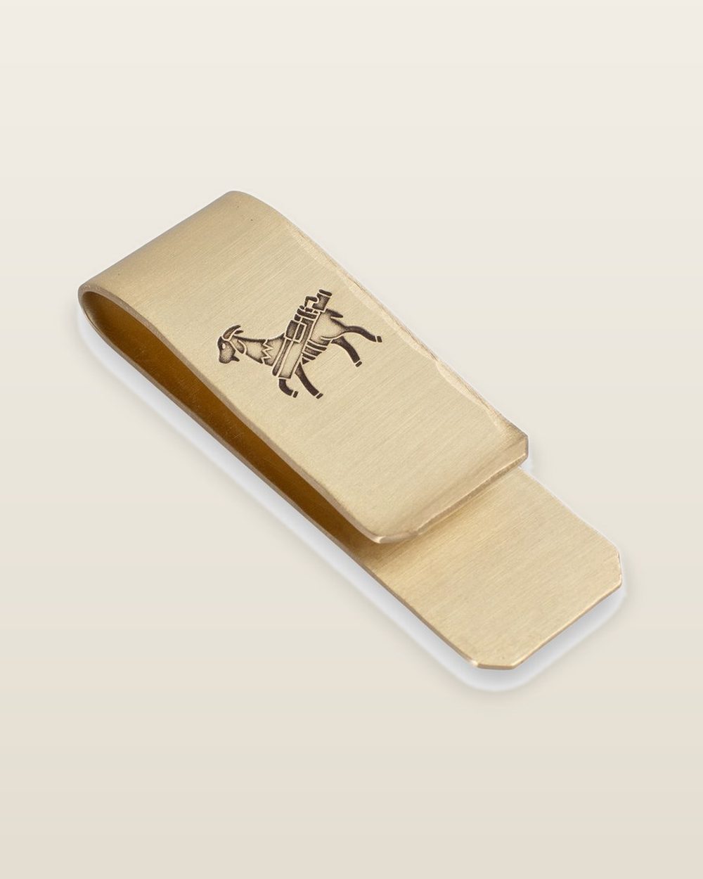 Seamus Golf Hand Forged Seamus Goat Money Clip, Bronze · view 2 of 3