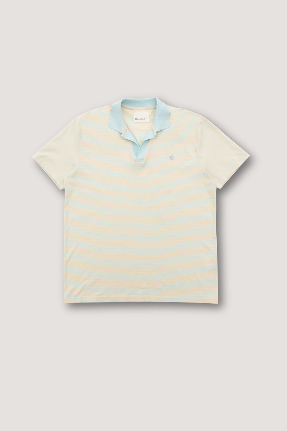 Sounder Capri Collar Polo, Mint / Natural · view 2 of 4