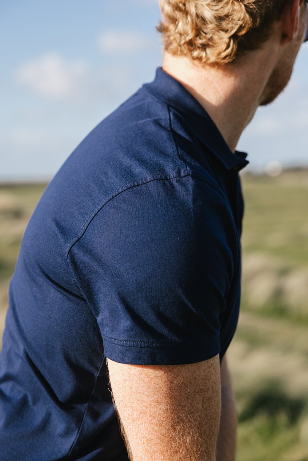 Sounder Clean Lie Polo, Midnight Blue · view 4 of 4