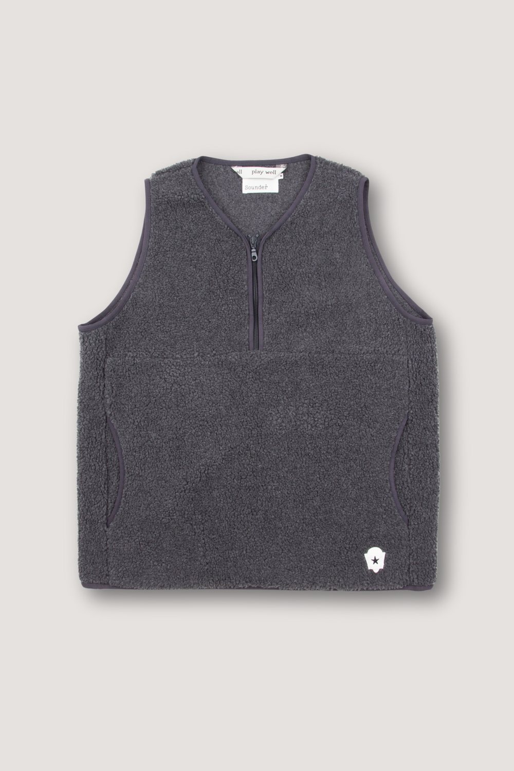 Sounder Himalayas Overhead Gilet, Charcoal · view 3 of 4