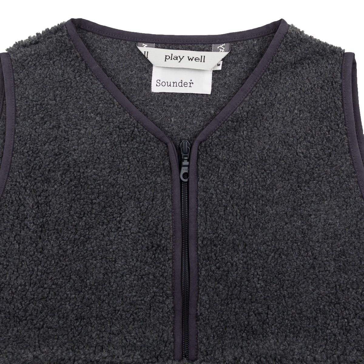 Sounder Himalayas Overhead Gilet, Charcoal · view 4 of 4