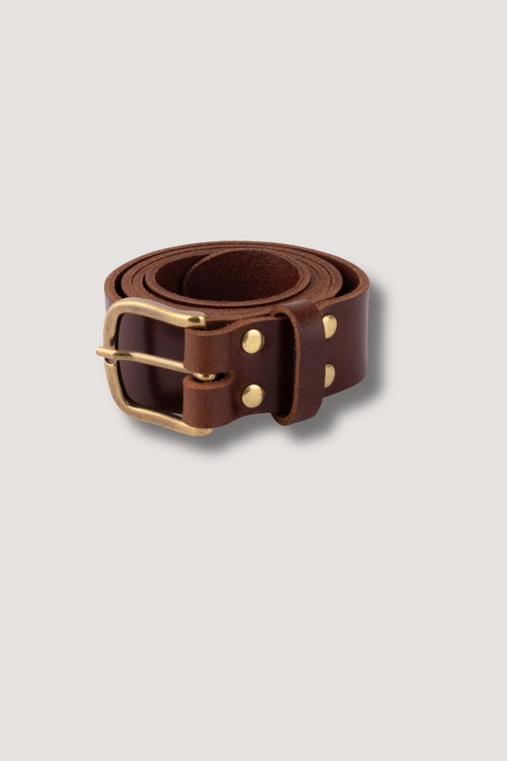 Sounder Leather belt with gold Sounder star · view 3 of 3