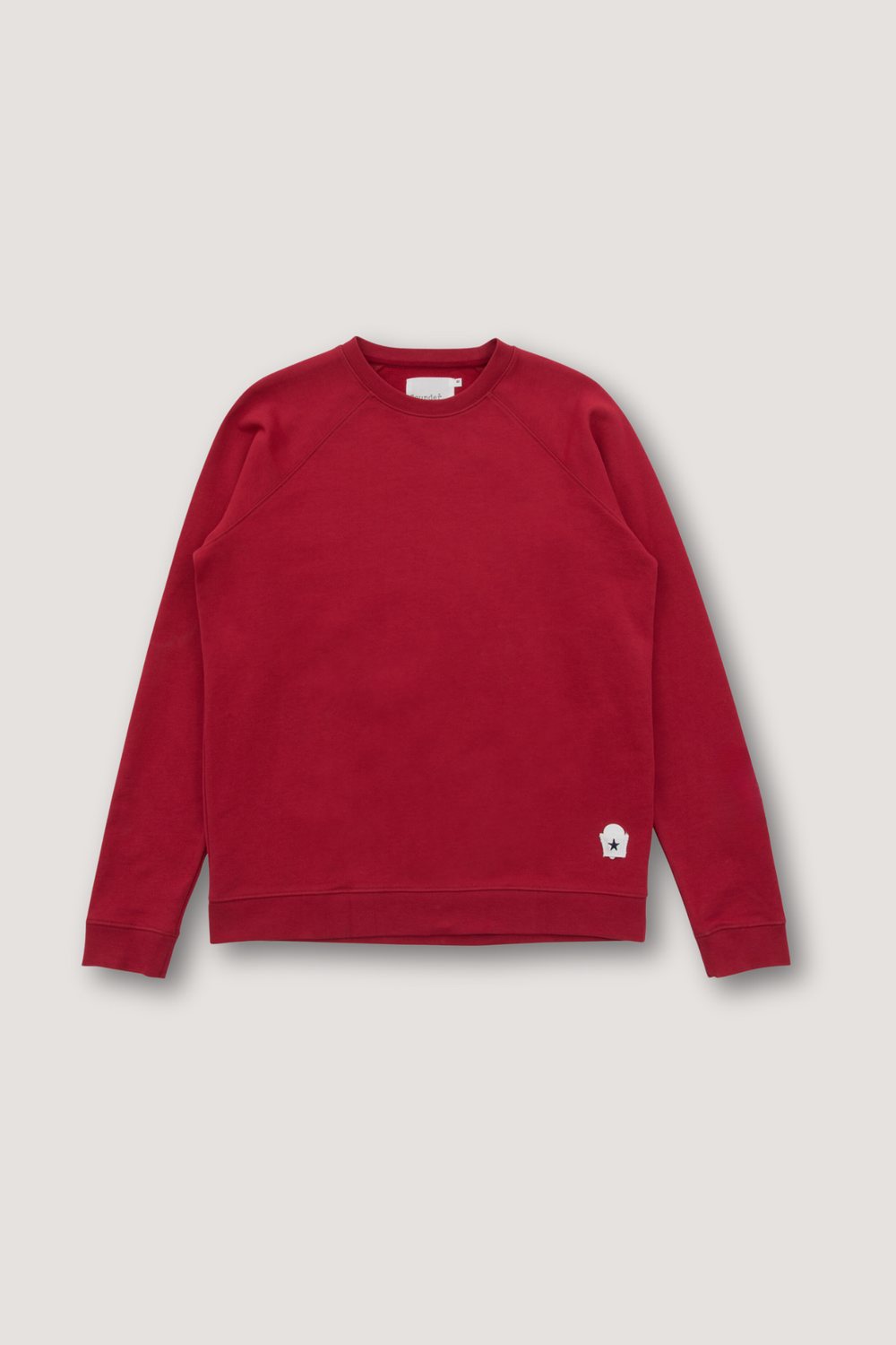 Sounder Raglan Star Sweat, Burgundy · view 3 of 4