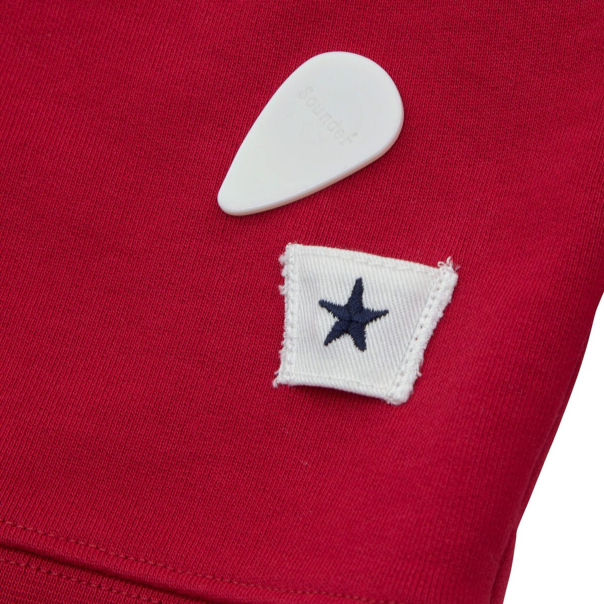 Sounder Raglan Star Sweat, Burgundy · view 4 of 4
