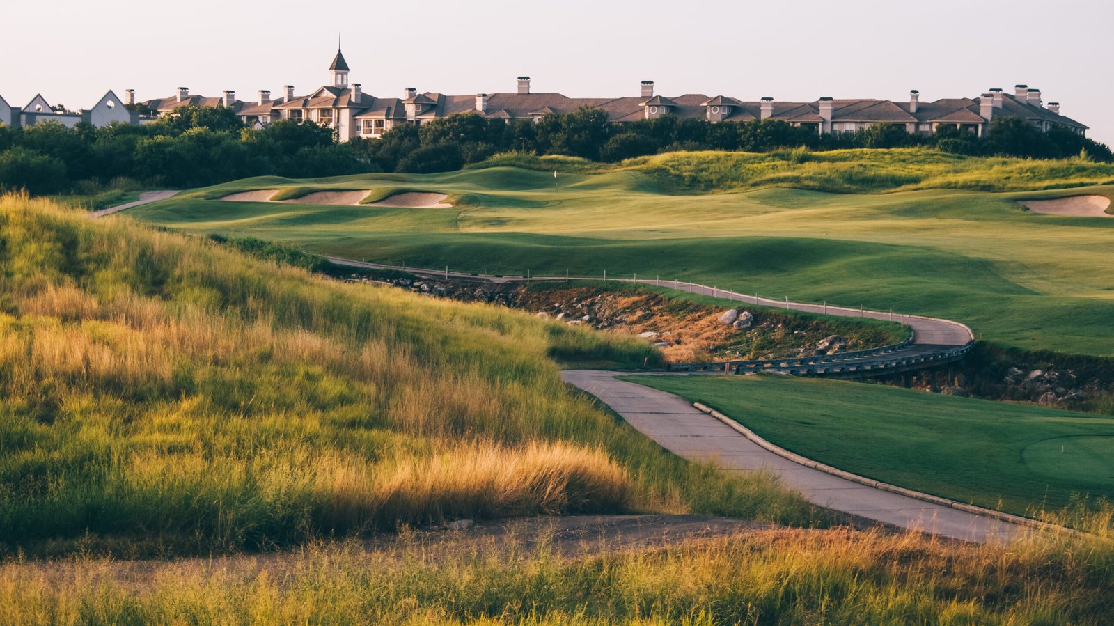 The Quarry Golf Club in San Antonio at sunset