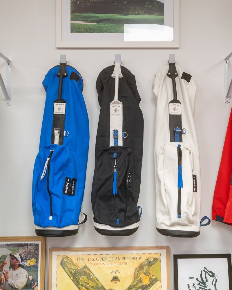 MacKenzie Golf Bags White Leather Double Seve 8” · view 2 of 4
