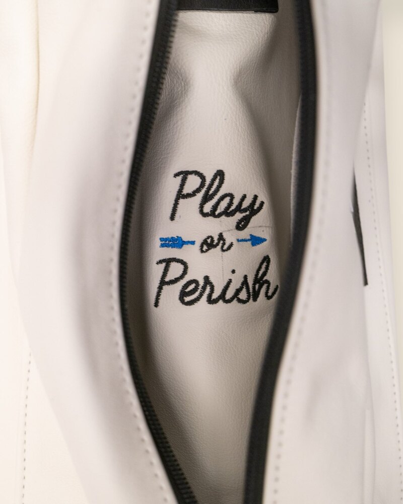 MacKenzie Golf Bags White Leather Double Seve 8” · view 4 of 4