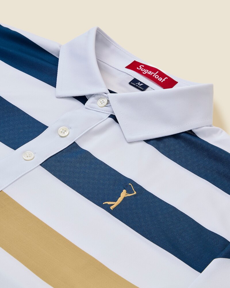 THE PLAYERS “Major” Stripe Sport Polo · view 3 of 4