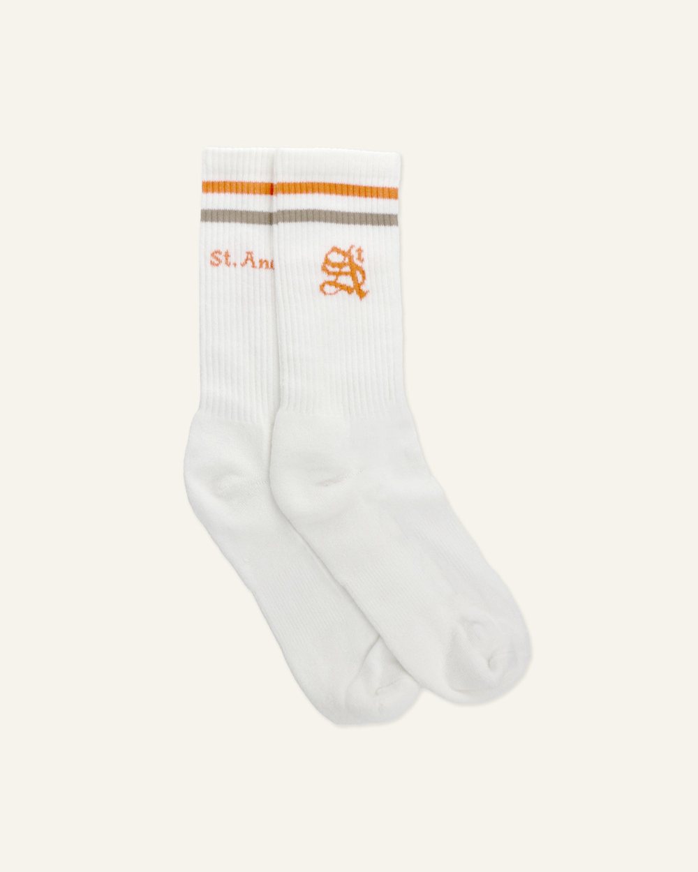 St. André Classy Lettermark Socks Undyed &middot; view 2 of 3