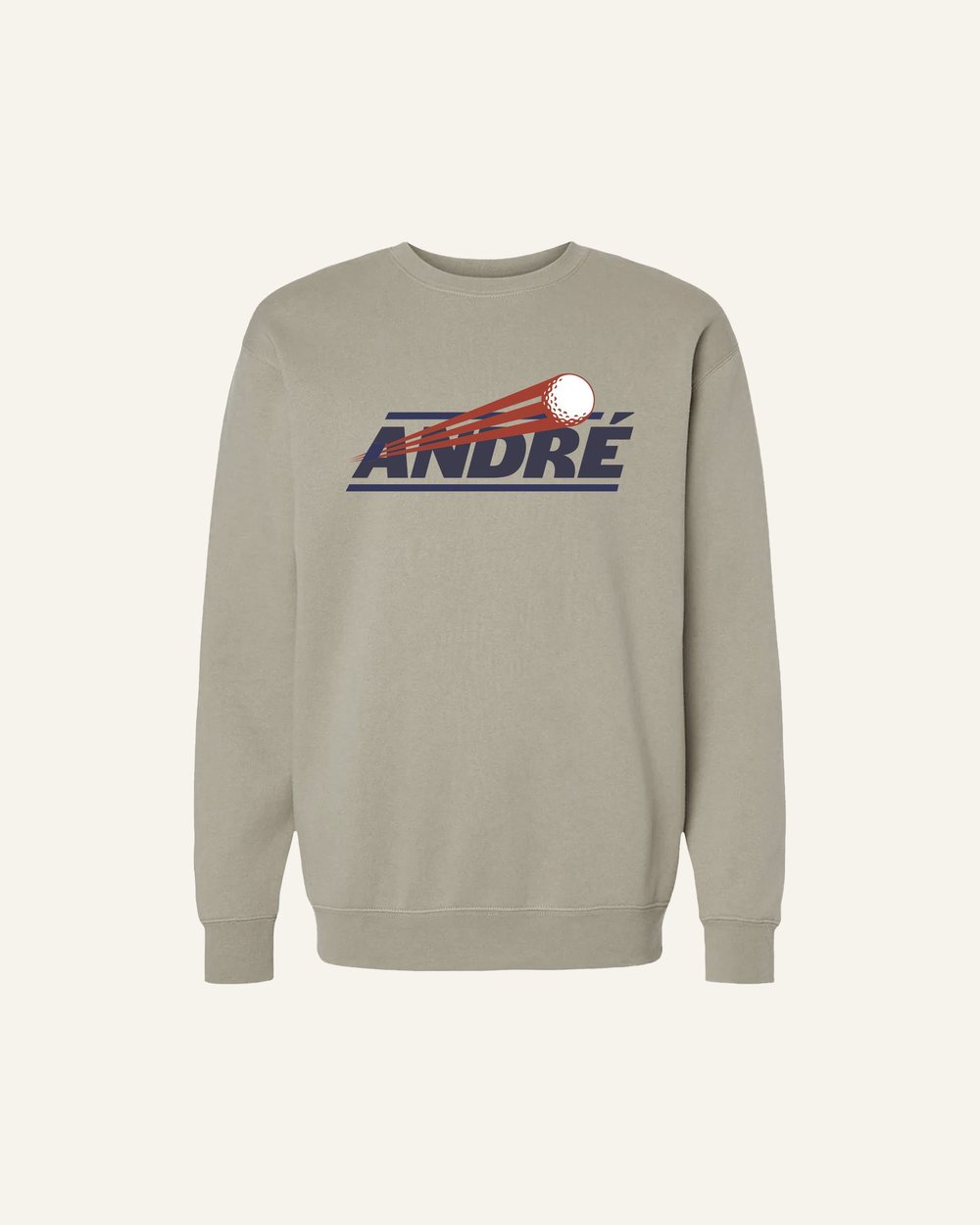 St. André Launched Crewneck Sage &middot; view 2 of 3