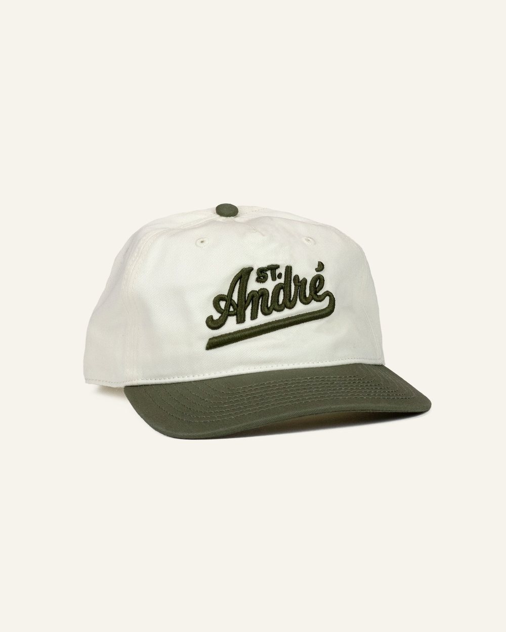 St. André Puff Mid Crown Cotton Hat Two-tone &middot; view 1 of 4