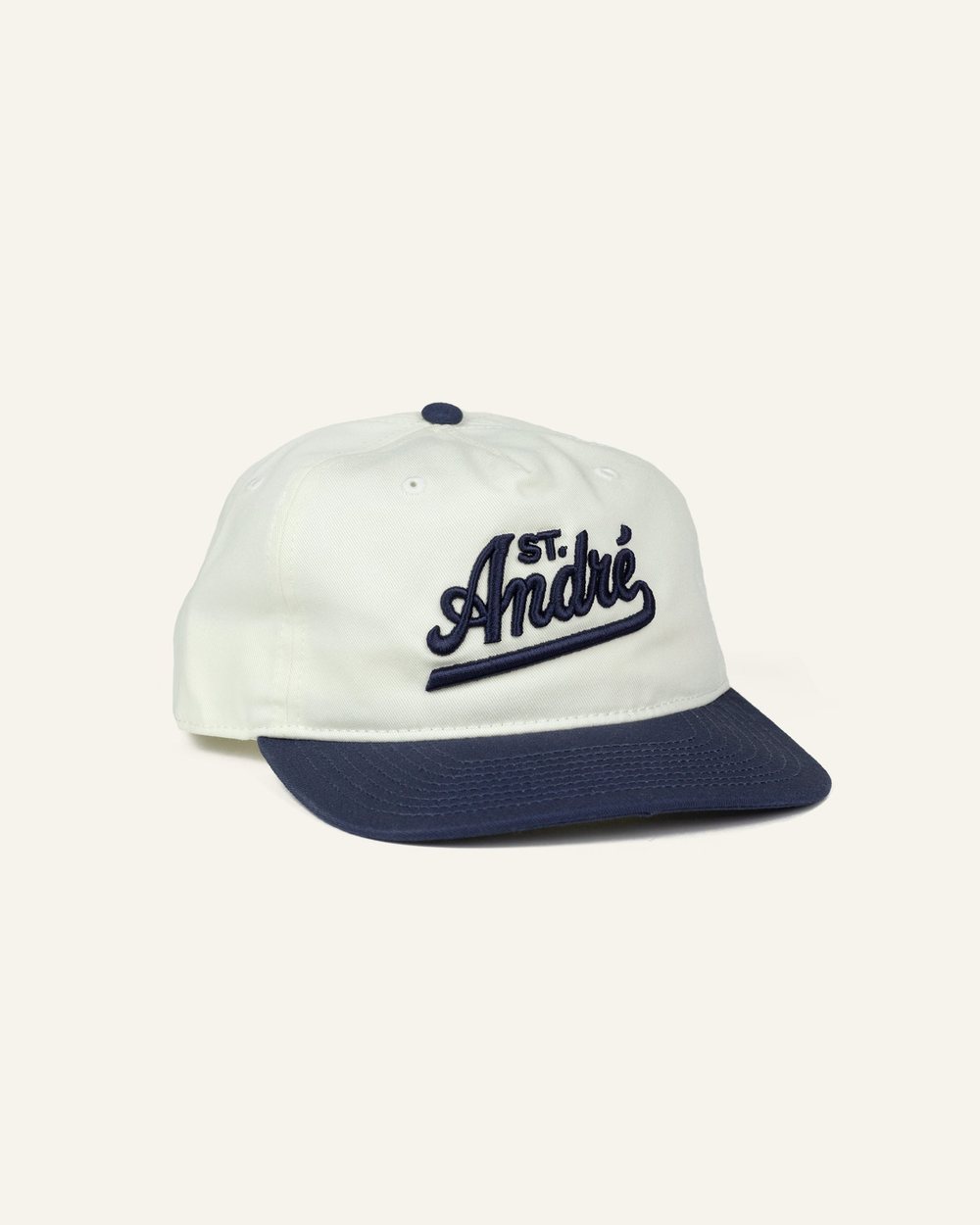 St. André Puff Mid Crown Cotton Hat Two-tone &middot; view 3 of 4