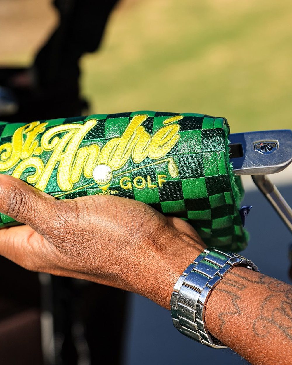 St. André Classic Blade Putter Cover Green check &middot; view 1 of 4
