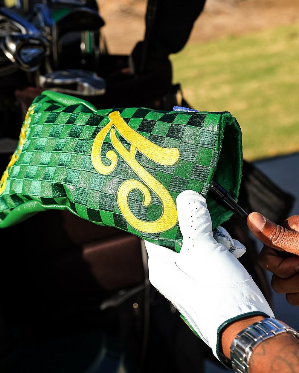 St. André Classic Driver Cover Green check &middot; view 2 of 5