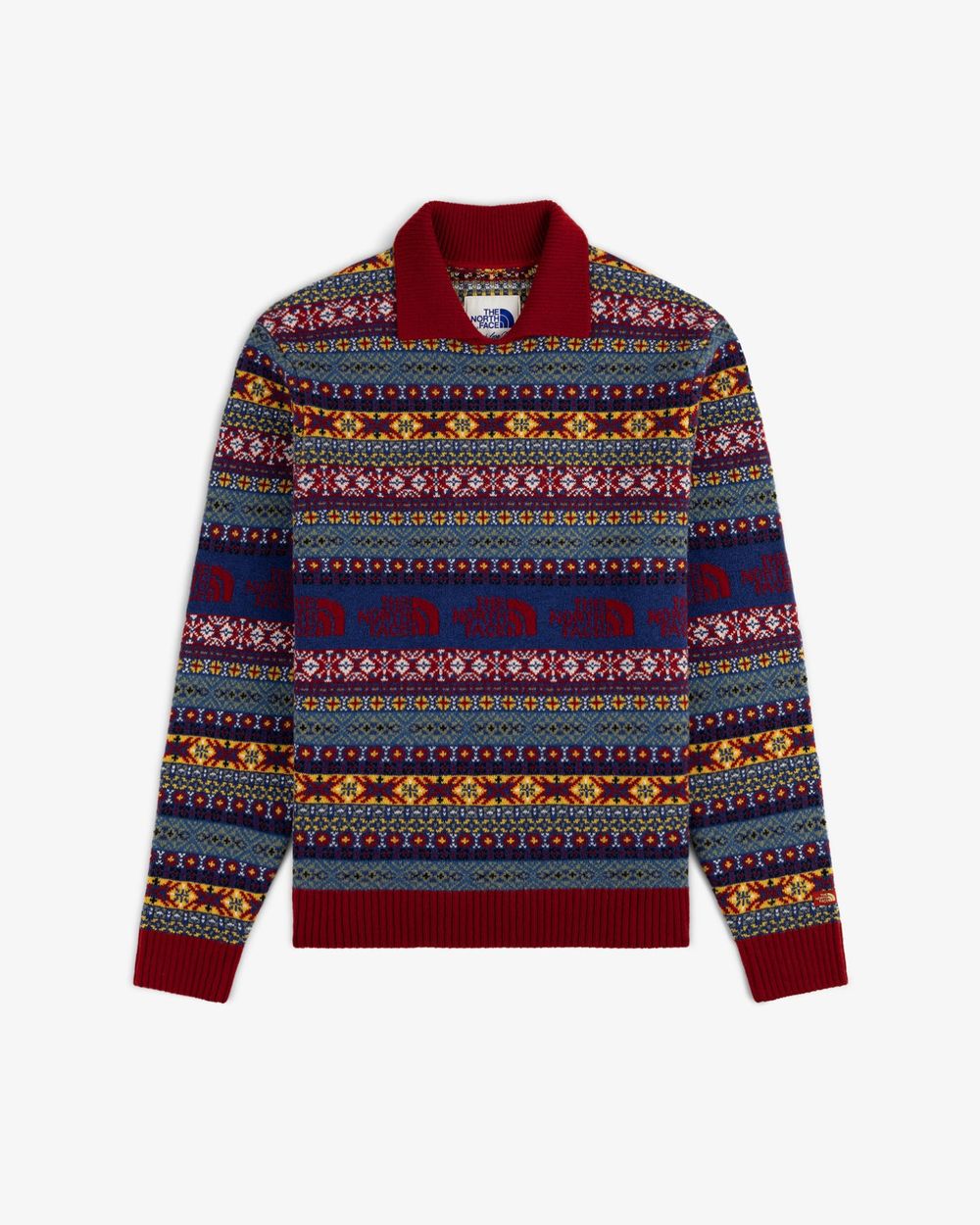Aimé Leon Dore ALD / The North Face Fair Isle Knit Polo &middot; view 1 of 4