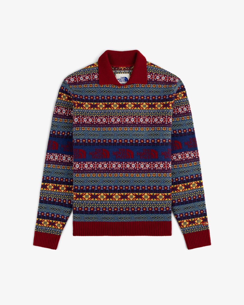 Aimé Leon Dore ALD / The North Face Fair Isle Knit Polo &middot; view 2 of 4