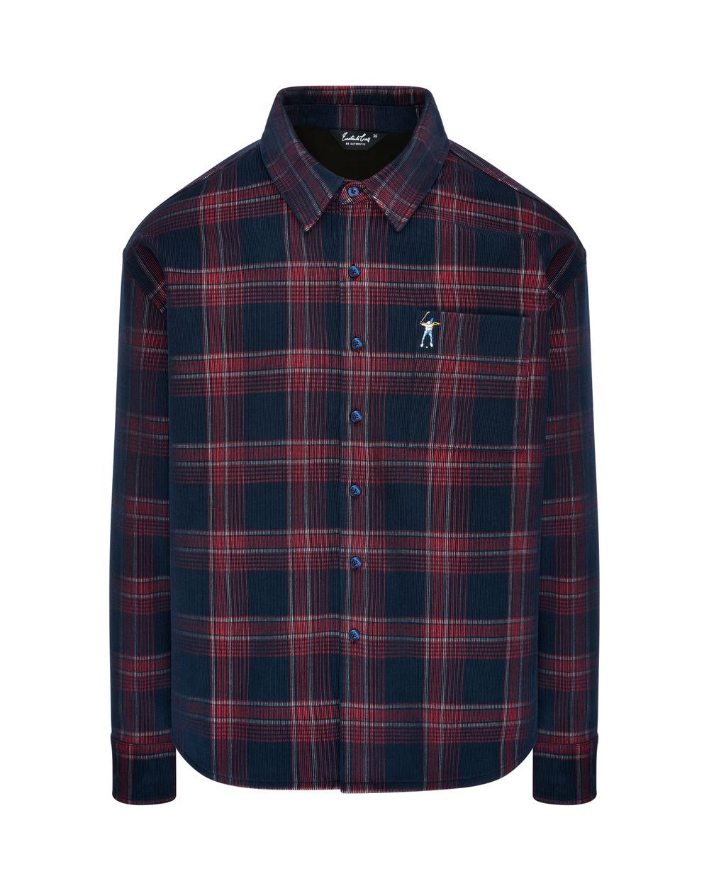 Eastside Golf Midnight Navy/Cranberry Corduroy Shirt &middot; view 1 of 4
