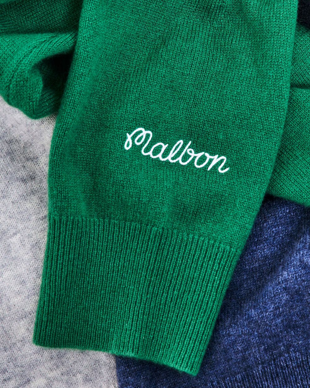 Malbon Golf M Script Cashmere Blend Sweater &middot; view 3 of 4