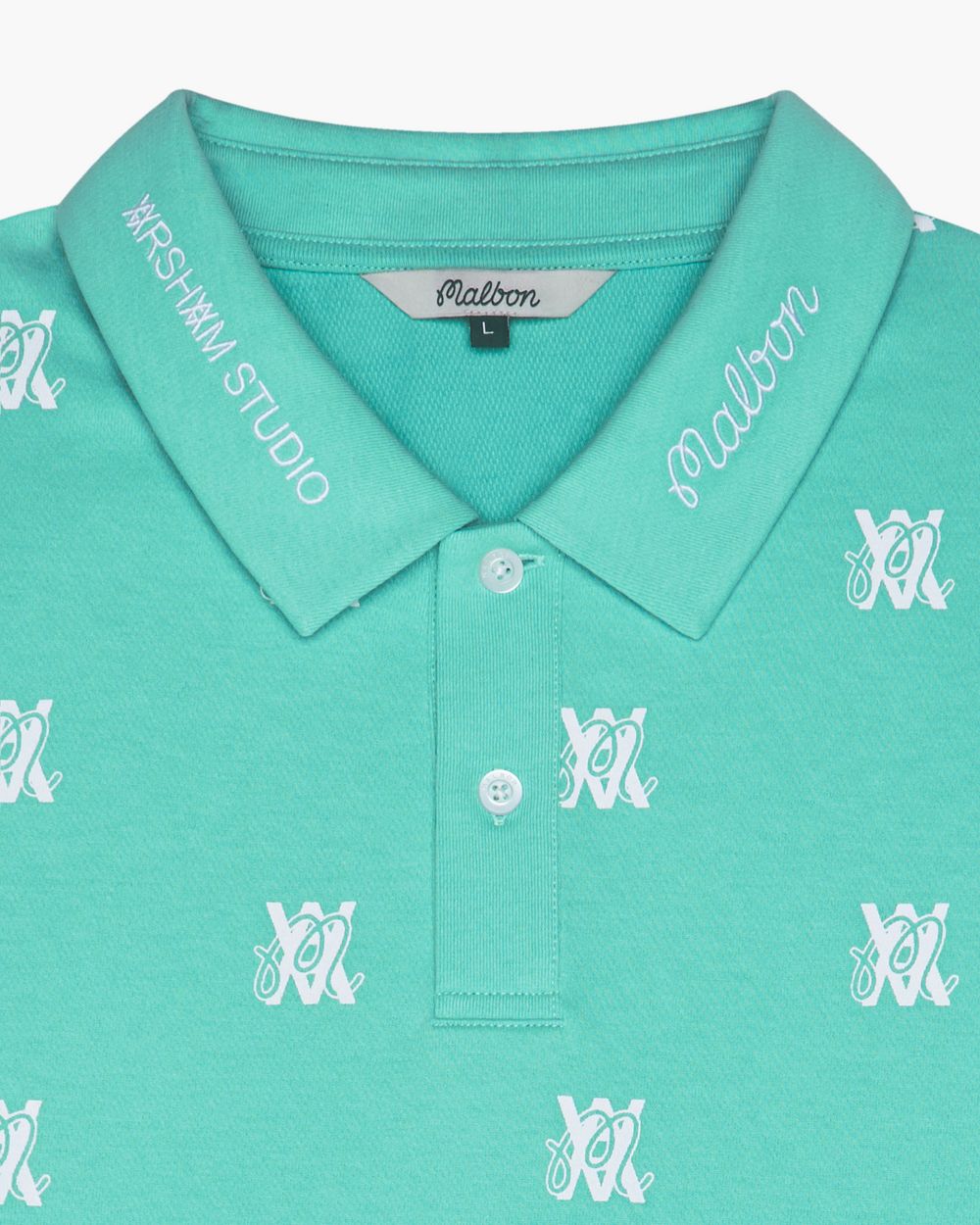 Malbon Golf Arsham Fairway Monogram Polo &middot; view 3 of 4