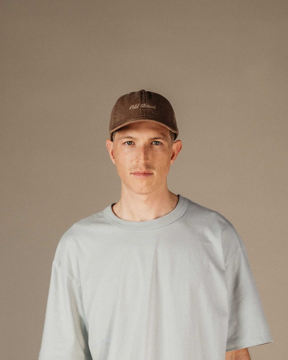 Odd Ritual Script Dad Cap [Brown] &middot; view 2 of 5