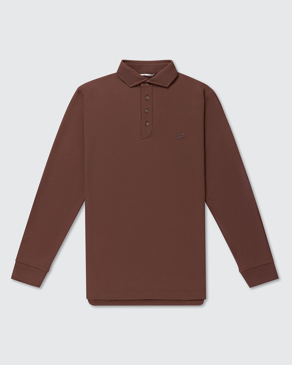Public Drip Triborough Waffle Knit Polo (Coffee) &middot; view 1 of 4