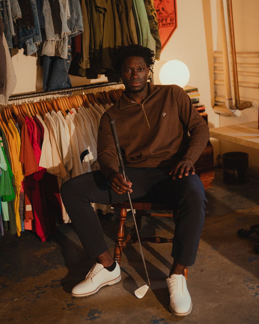 Public Drip The Herringbone Half Zip (Coffee) &middot; view 4 of 4